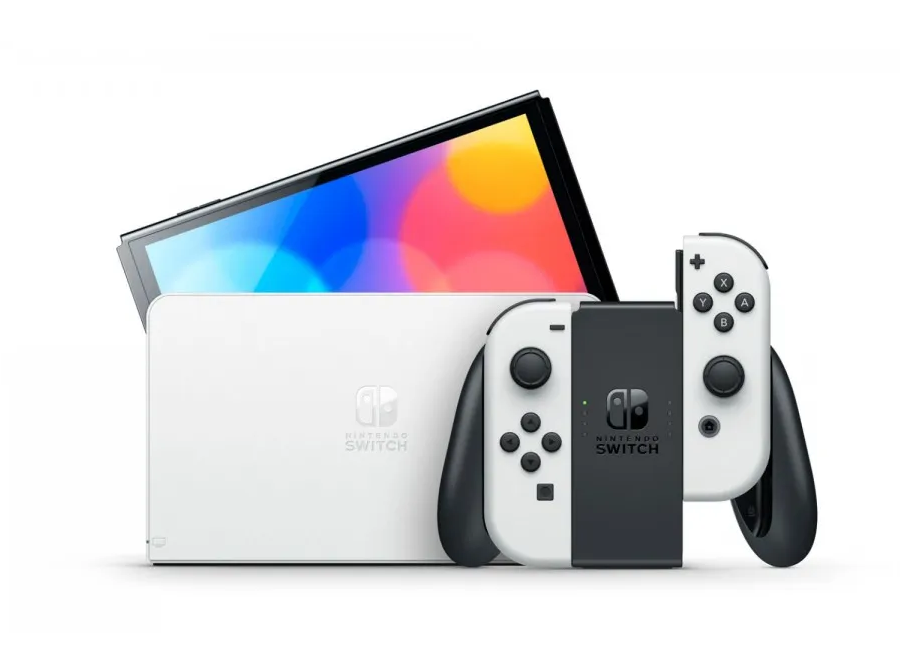 Игровая приставка Nintendo Switch OLED, белый