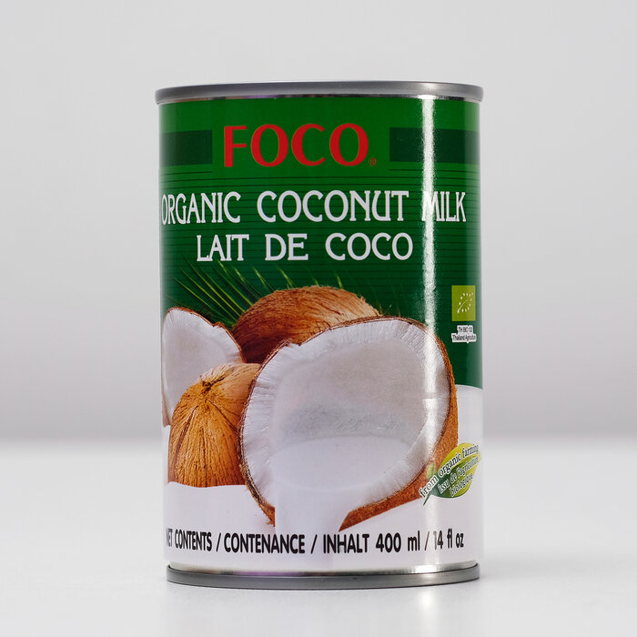 FOCO Органическое кокосовое молоко "FOCO" 10-12%, 400 мл - фотография № 1