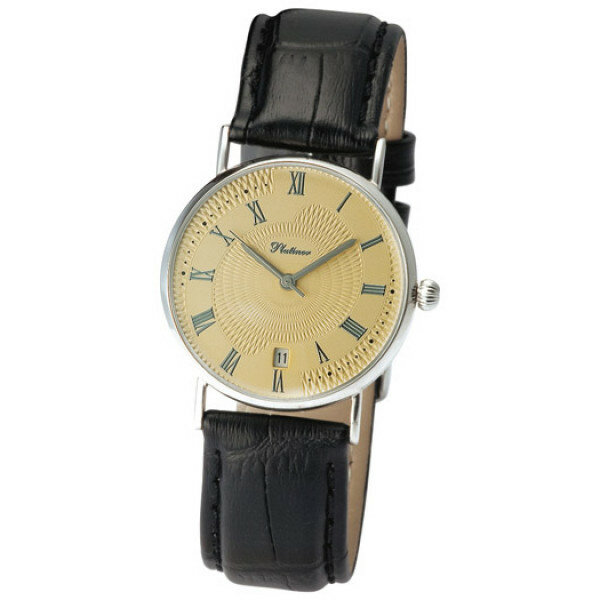 Platinor Мужские серебряные часы «Горизонт» Арт.: 54500.418