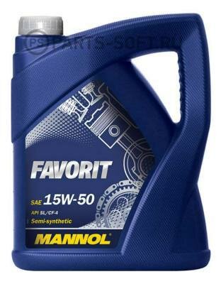 MANNOL 1135 Масло моторное FAVORIT 15W50 5 л.