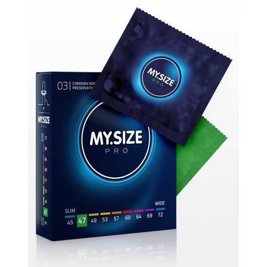 Презервативы MY.SIZE размер 47 - 3 шт.