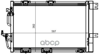 Радиатор Кондиционера Opel Astra H 05-/Zafira B 05- Sat арт. ST-OP49-394-C0