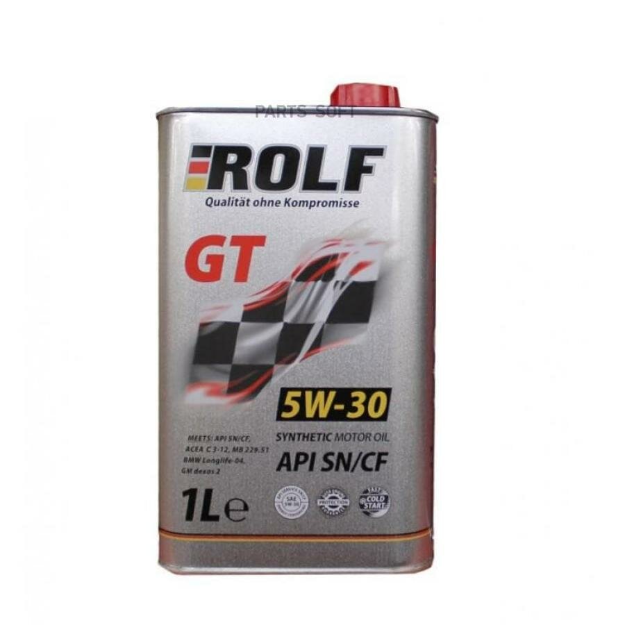 фото ROLF 322233 Масло ROLF 5W30 GT API SN/CF 1л син 322446/322233