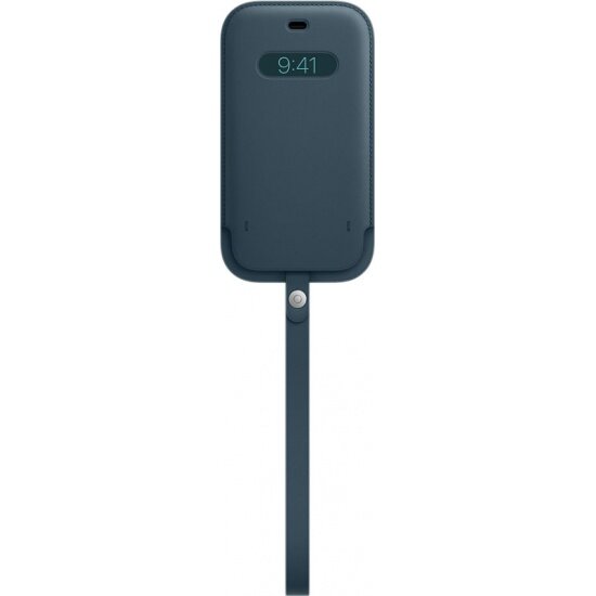 Чехол-конверт APPLE MagSafe для iPhone 12 | 12 Pro Leather Sleeve with MagSafe - Baltic Blue