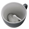 Чашка Creature Cups с пеликаном, серый, 330мл - изображение