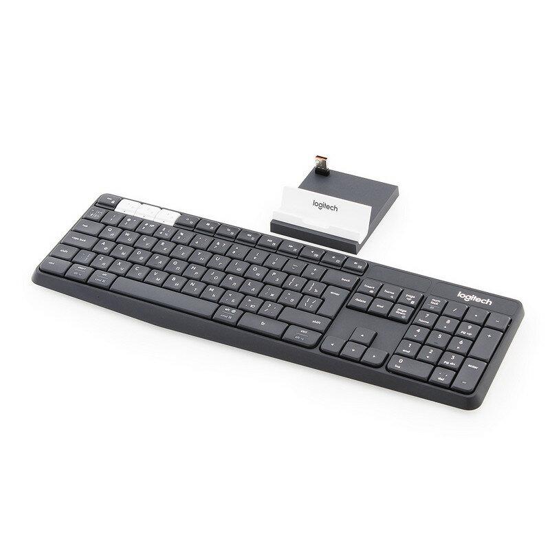 Клавиатура Logitech (920-008184) Wireless K375s Graphite 783976