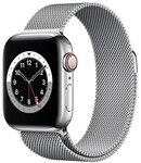 Умные часы Apple Watch Series 6 GPS + Cellular 40mm Stainless Steel Case with Milanese Loop silver - изображение