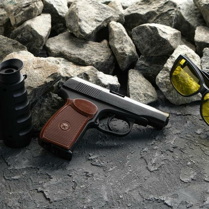 Baikal Пистолет пневматический "МР-654К-20" кал. 4.5 мм, 3 Дж, корп. металл, до 110 м/с