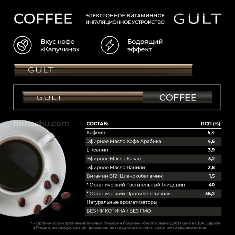 Витаминный ингалятор GULT COFFEE