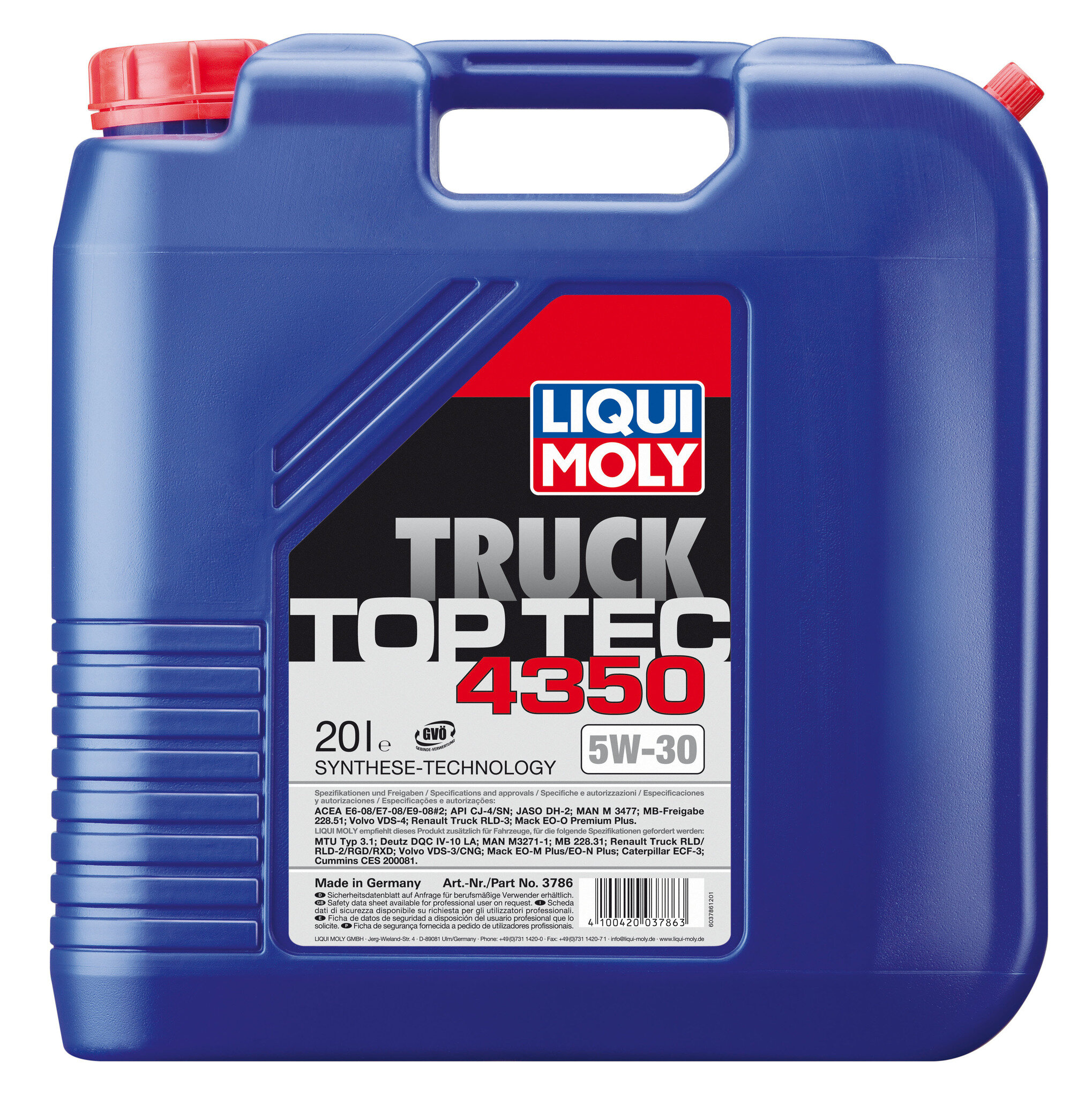 Синтетическое моторное масло LIQUI MOLY Top Tec Truck 4350 5W-30