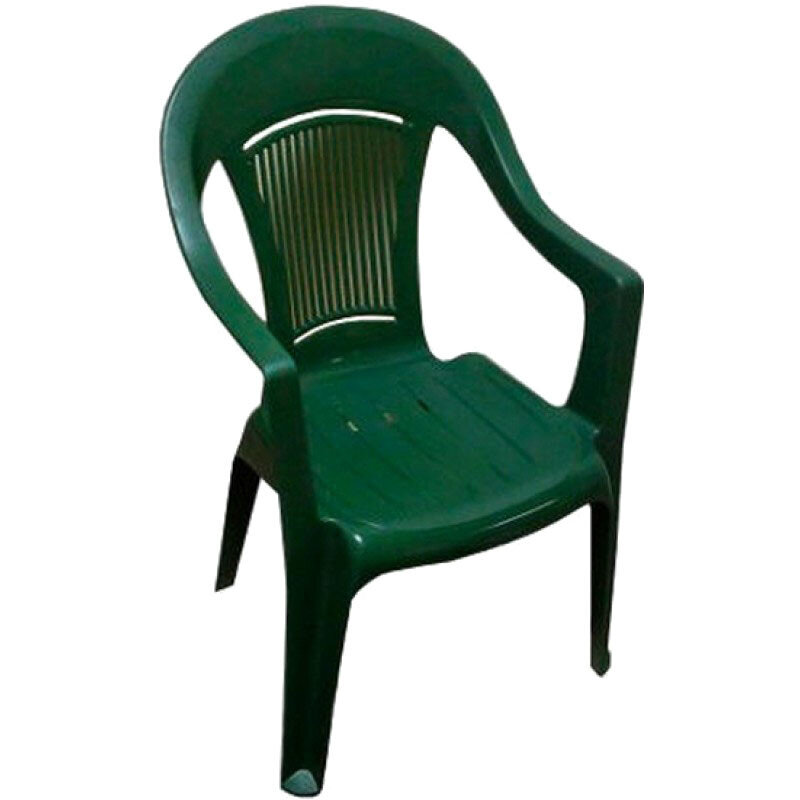 Кресло мебельторг пластиковое "Фламинго" (темно-зеленое)