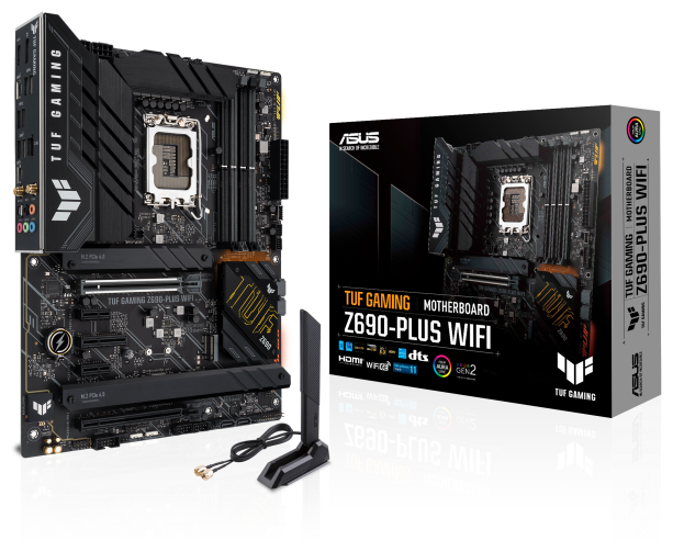 Материнская плата Asus TUF Gaming Z690-plus Wifi Soc-1700 Intel Z690 4xDDR5 ATX AC`97 8ch(7.1) 2.5Gg