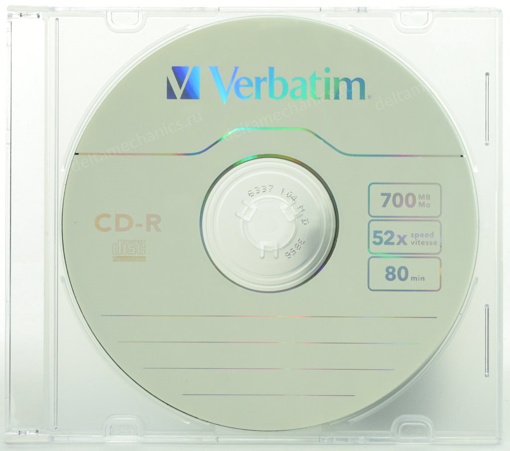 CD-R 700Mb 80min Verbatim 52x Extra Protection, slim