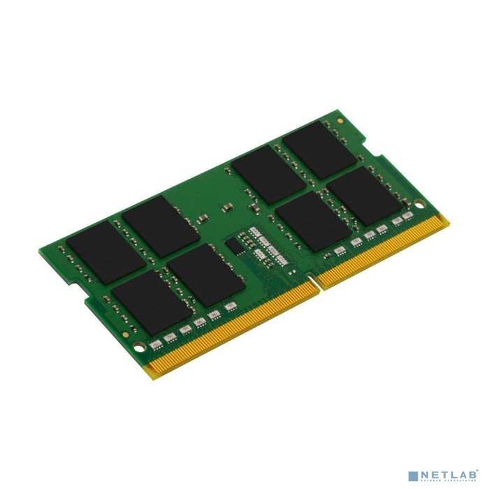 Kingston Модуль памяти Kingston DDR4 SODIMM 32GB KVR26S19D8/32 PC4-21300, 2666MHz, CL19 комбинированная расцветка