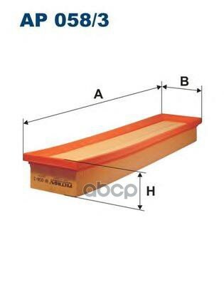 Фильтр Воздушный Ap058/3 Filtron арт. AP058/3