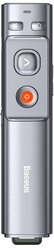 Пульт дистанционного управления для презентаций Baseus Orange Dot Wireless Presenter (Red Laser) Grey (WKCD000013)