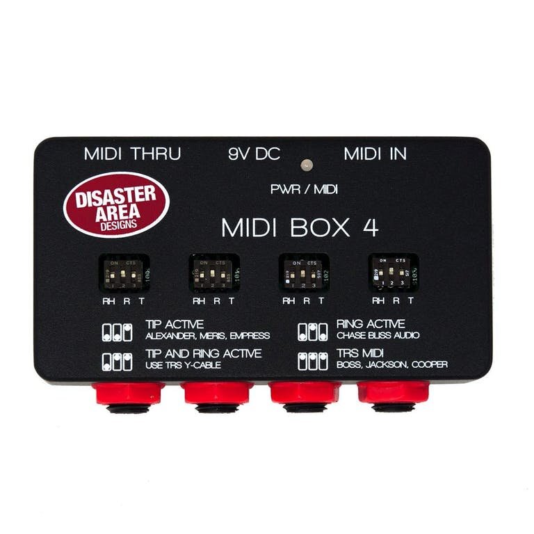 Disaster Area Designs MIDI Box 4 MIDI to 1/4" Converter