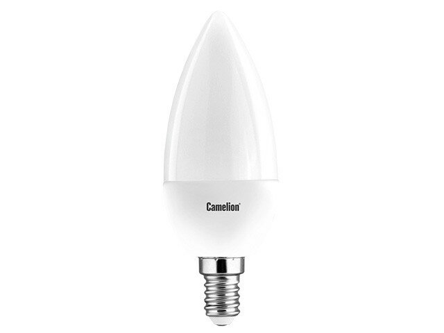 Лампа 5W E14 свеча светодиодная LED5-С35/830/E14 (5W=45Вт 400Lm 220В) Camelion - фотография № 2