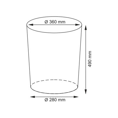 Плетеная корзина для белья с крышкой Wasserkraft WB-106-M 9062246 36 х 36 х 49 см - фотография № 3