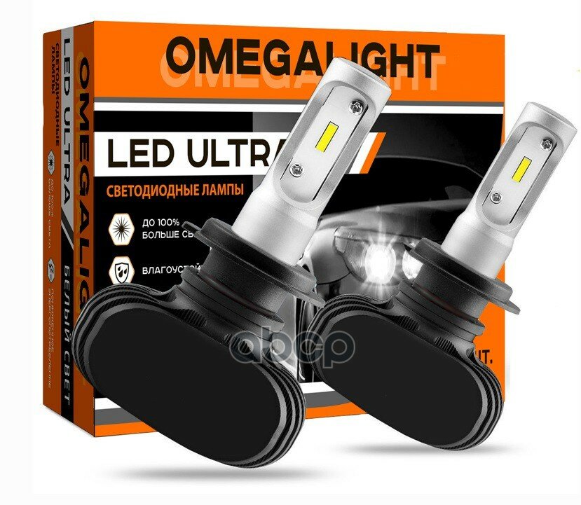 Автолампа Omega Light Olledh3ul-1 H3 12v Ultra 2500лм (К1/2) OMEGALIGHT арт. OLLEDH3UL1