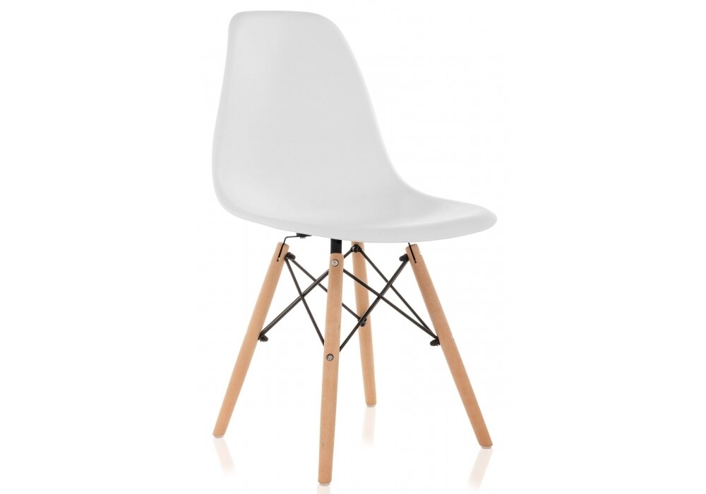 Woodville Woodville Пластиковый стул Eames PC-015 белый 46*46*83 Натуральный /Белый