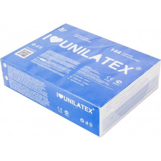 Презервативы UNILATEX Natural Plain классические, 144 шт.