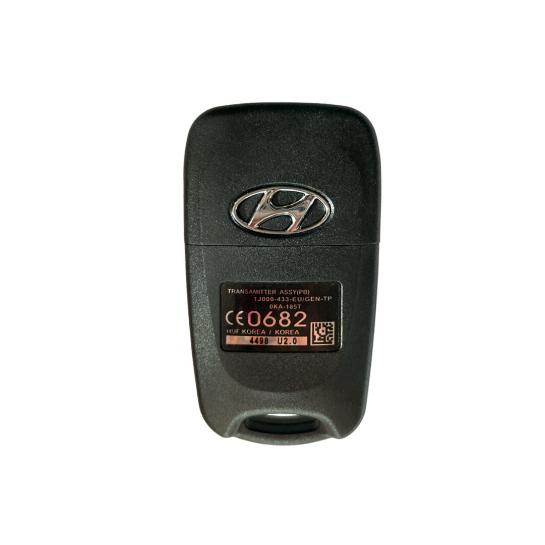 Корпус автомобильного ключа для Hyundai (3 кнопки лезвие HYN14 / Ключ на Hyundai / Ключ автомобильный Hyundai выкидной
