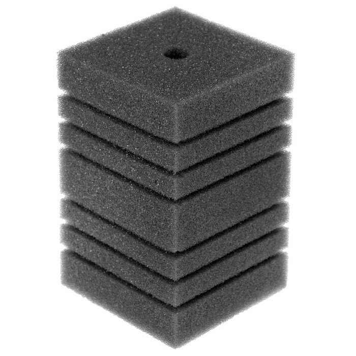 AQUA STORY Губка прямоугольная запасная для фильтра турбо №21, 10х10х16 см - фотография № 1