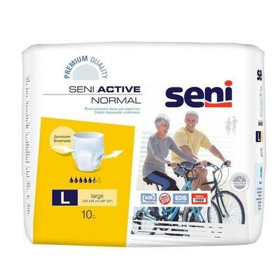 Трусы впитывающие для взрослых Seni ACTIVE NORMAL large по 10 шт. Seni 4611671