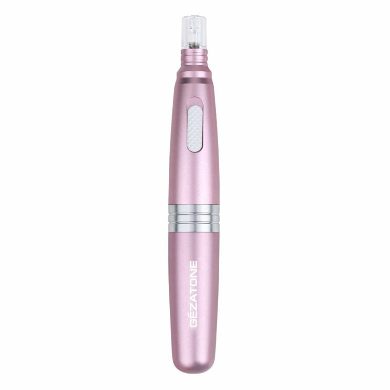 Gezatone AMG517 Прибор для ухода и массажа лица Nanopen розовый, 1 шт