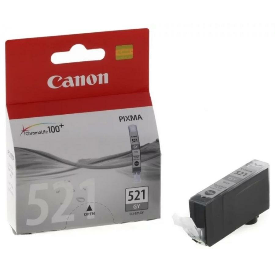 Картридж Canon CLI-521GY (2937B004) для Canon MP980/990, серый