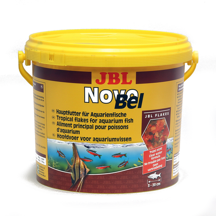 JBL NovoBel - Основной корм для пресноводных аквариумных рыб, хлопья, 1 л (190 г