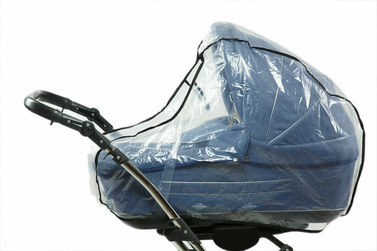 Дождевик на детскую коляску люлька полиэтилен (толщина 40 мкр)