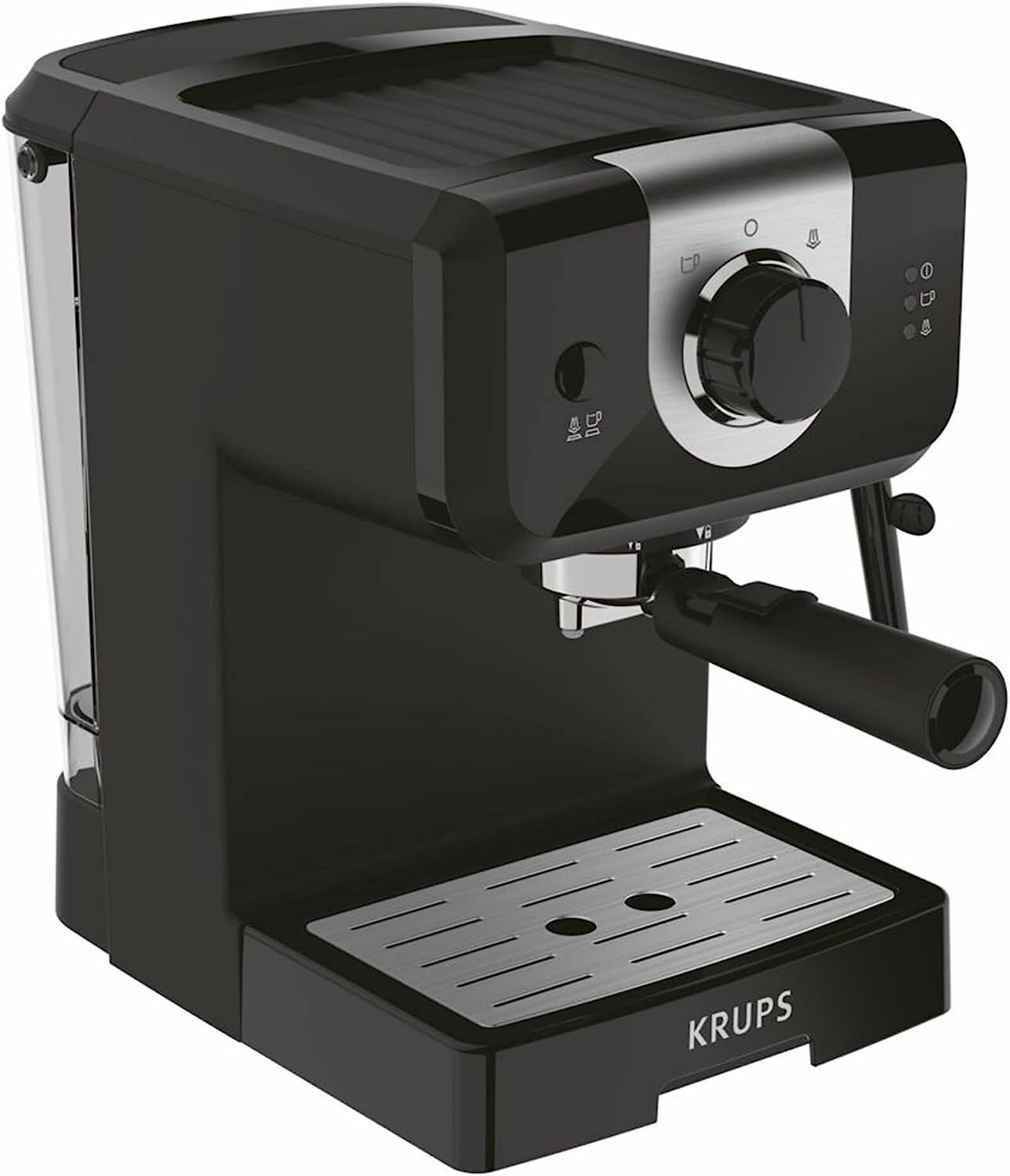 Krups Кофеварка рожковая XP320840 Opio, 1,5 л - фотография № 7