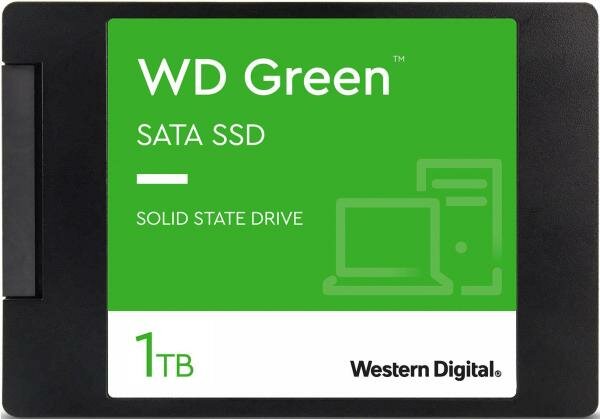 Твердотельный накопитель Western Digital WD Green SATA 1 ТБ SATA WDS100T3G0A