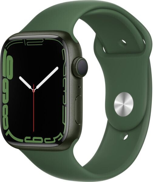 Умные часы Apple Watch Series 7 45 мм Aluminium Case, зеленый клевер (MKN73)