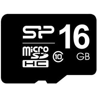 Карта памяти Silicon Power microSDHC 16Gb Class 10, SP016GBSTH010V10