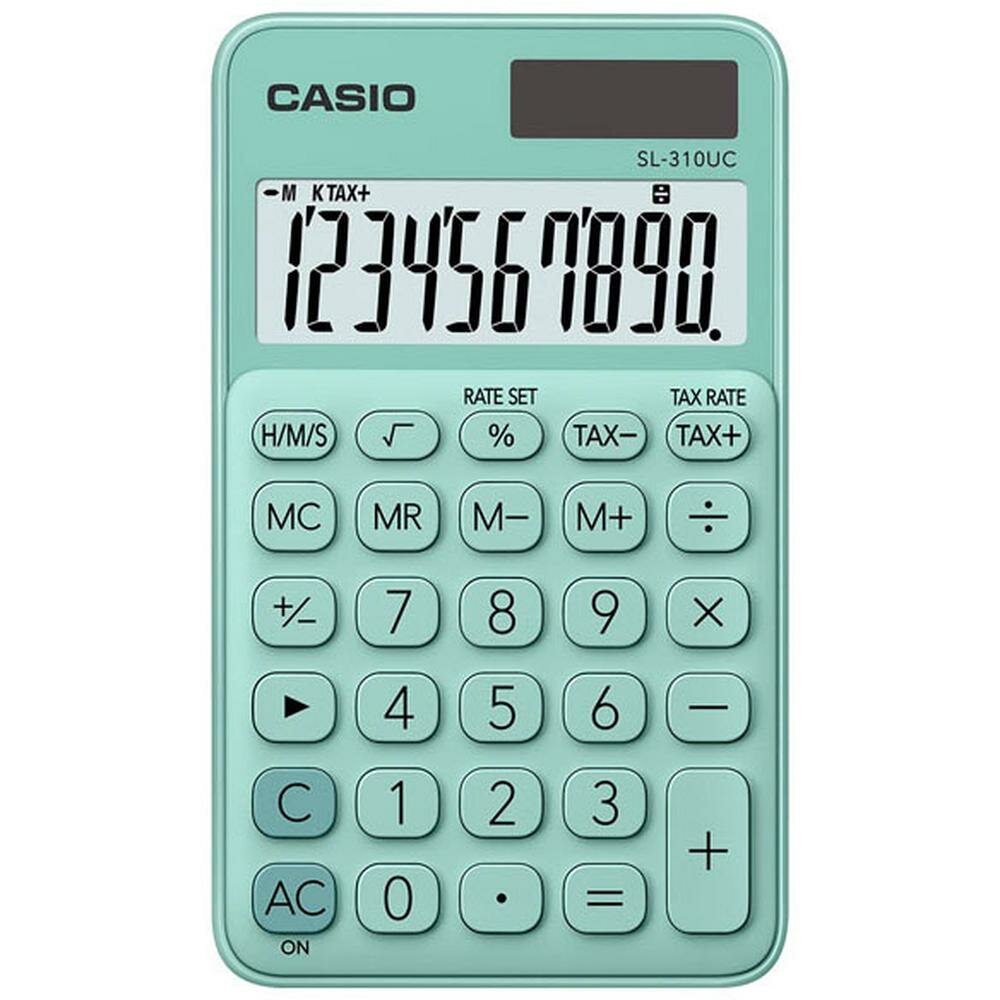 Калькулятор Casio SL-310UC-GN-S-EC зеленый 10-разр.