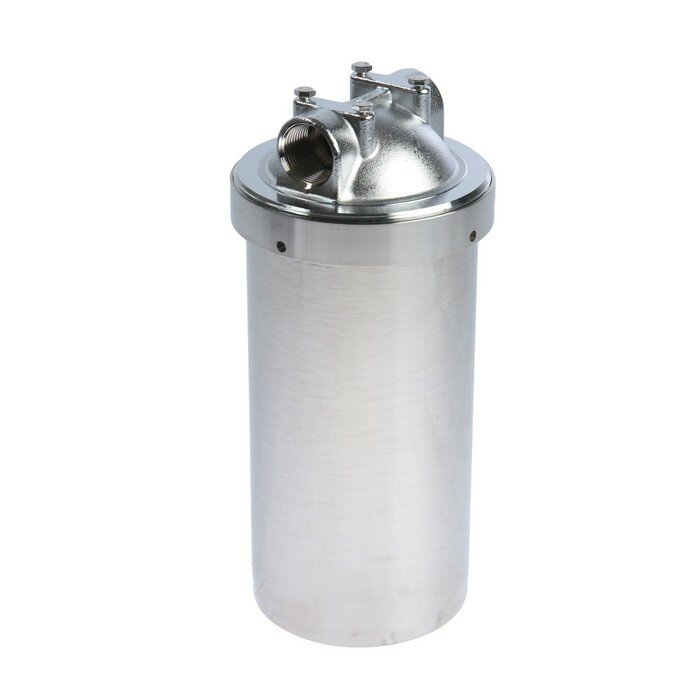 Магистральный фильтр Steel Bravo 10 Jumbo F80108, для очистки холодной и горячей воды - фотография № 1