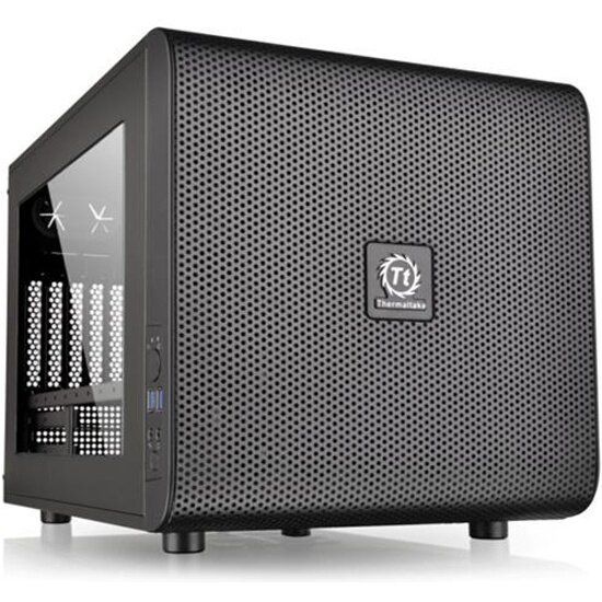 Корпус THERMALTAKE Core V21 black mATX CA-1D5-00S-1WN Window