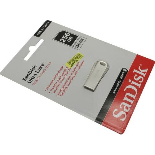 Флешка Sandisk Ultra Luxe SDCZ74-256G-G46 256 Гб Light Silver