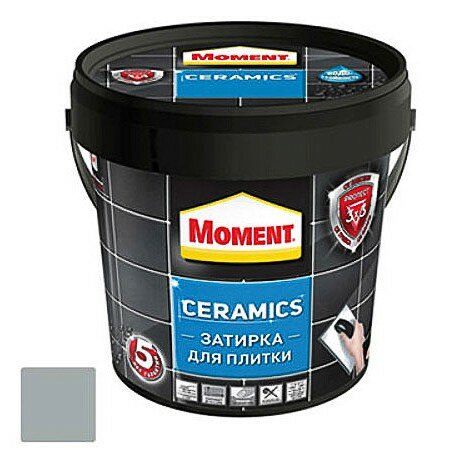 Затирка для плитки Moment Ceramics 1 кг цвет серый