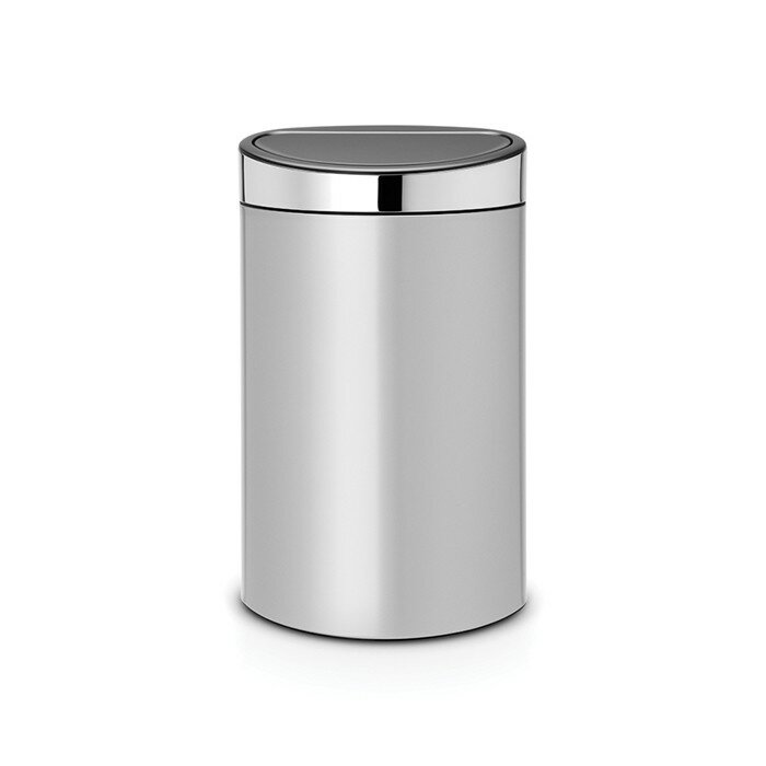 Мусорный бак Touch Bin new (40л) Brabantia 114861 - фотография № 1