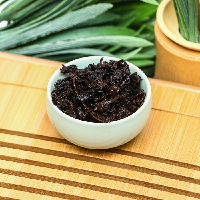 Китайский выдержанный чай "Шу Пуэр", Юньнань, 50 г (+ - 5 г)(набор 8 шт), 2017 г - фотография № 4