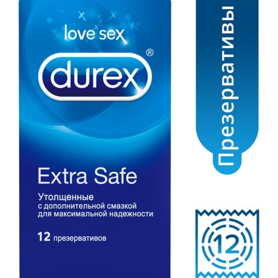  DUREX Extra Safe, 12 .