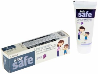 Зубная паста детская Kids safe, виноград, 90 г