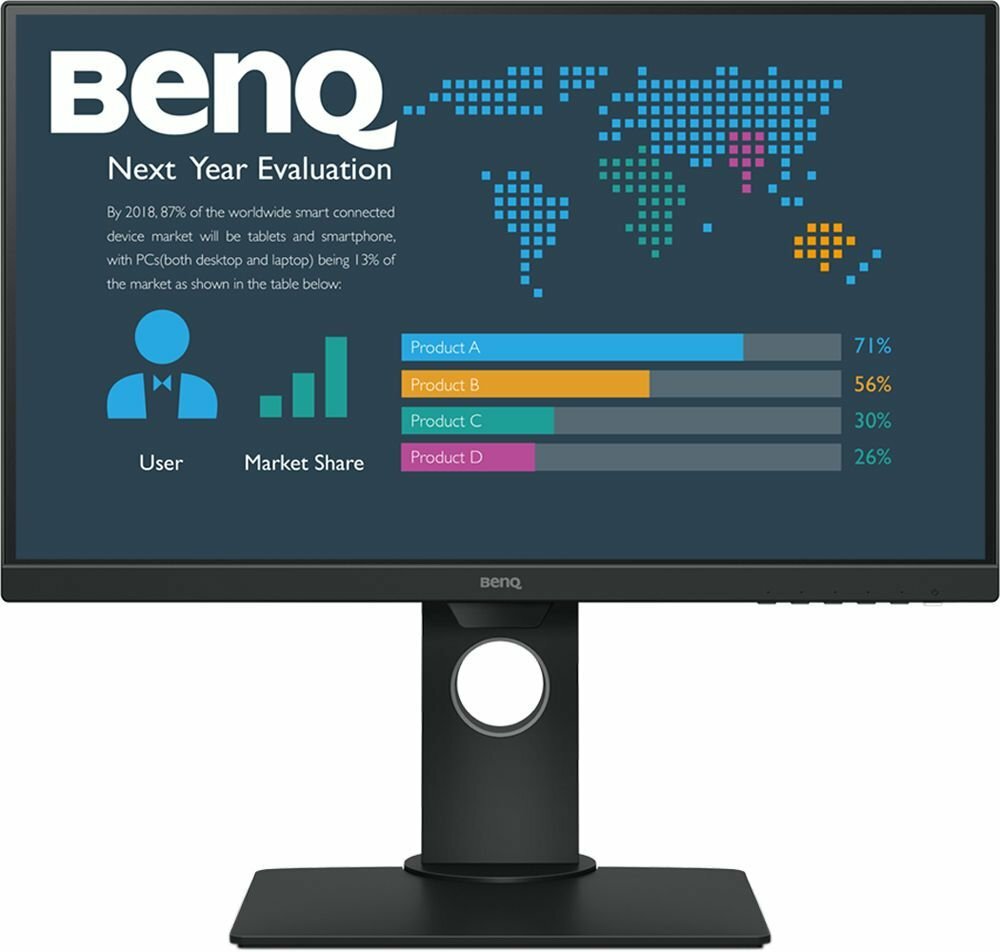 Монитор BenQ 23,8" BL2480T Black (9H.LHFLA.FBE)