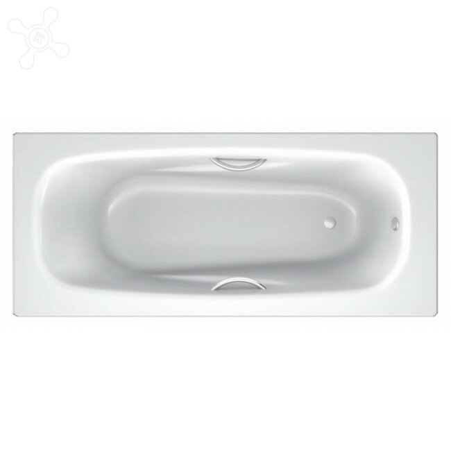 Ванна стальная BLB Universal Anatomica HG B75L с шумоизоляцией, с отв. для ручек 170x75 B75LTH001 handles