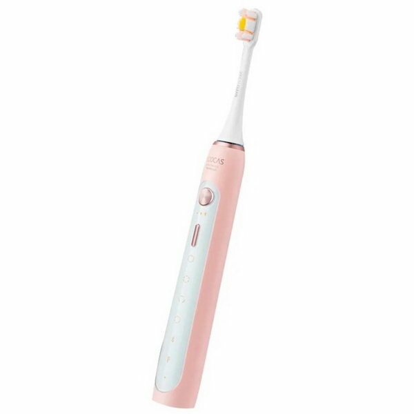 Электрическая зубная щётка Electric Toothbrush X5, 37200 вибр/мин, 3 насадки, розовая