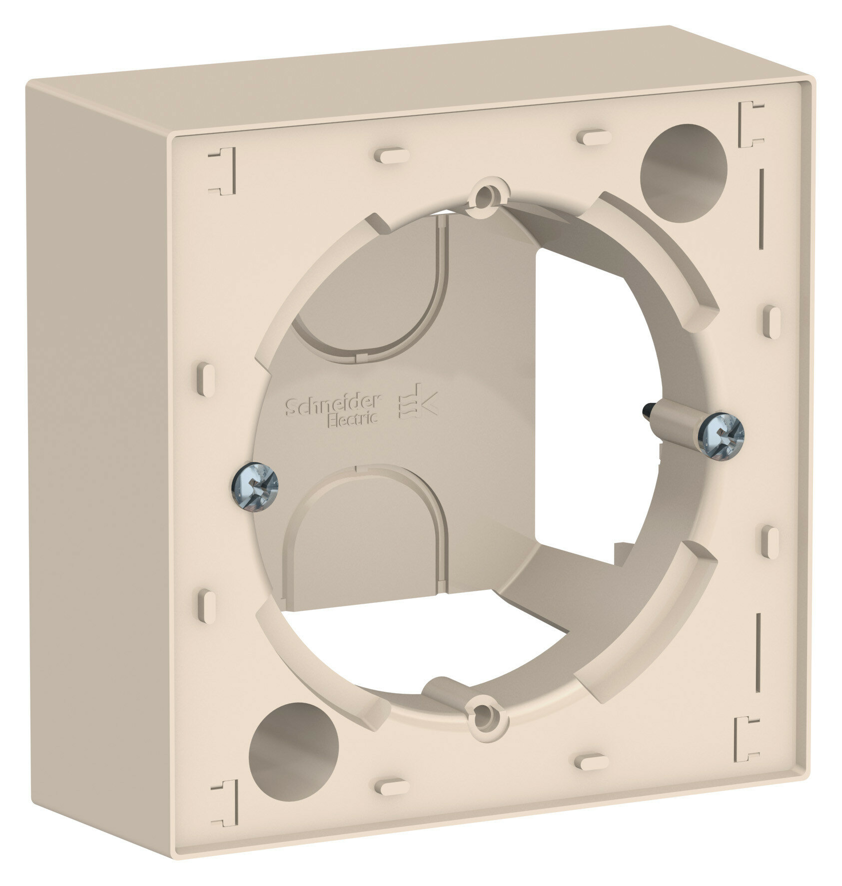 Коробка для накладного монтажа AtlasDesign бежевый (Schneider Electric), арт. ATN000200